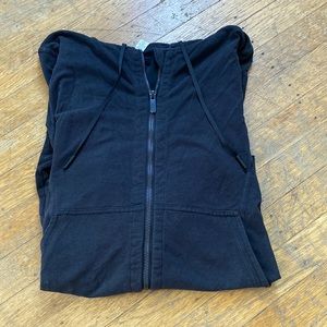 Lululemon athletica black zip up jacket with hood